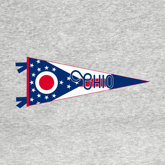 Ohio Flag Pennant by zsonn